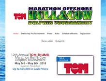 Tablet Screenshot of marathonoffshoretournament.com